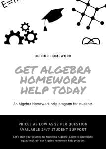 algebra 1 homework help